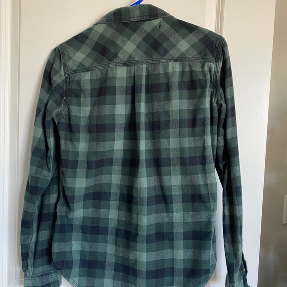 Women's Carhartt Midweight Plaid Flannel Shirt - Picture 3 of 3